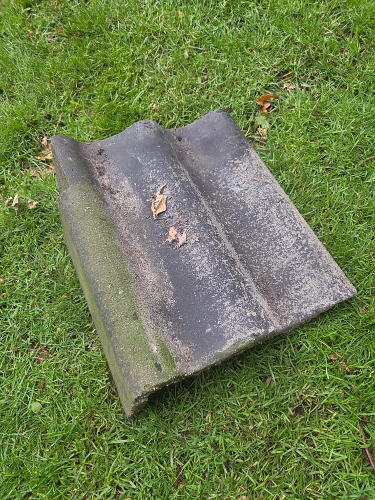 Gevelpan links teeuwen 2 stuks, Ophalen, Steen of Klei, Minder dan 5 m², Dakpannen