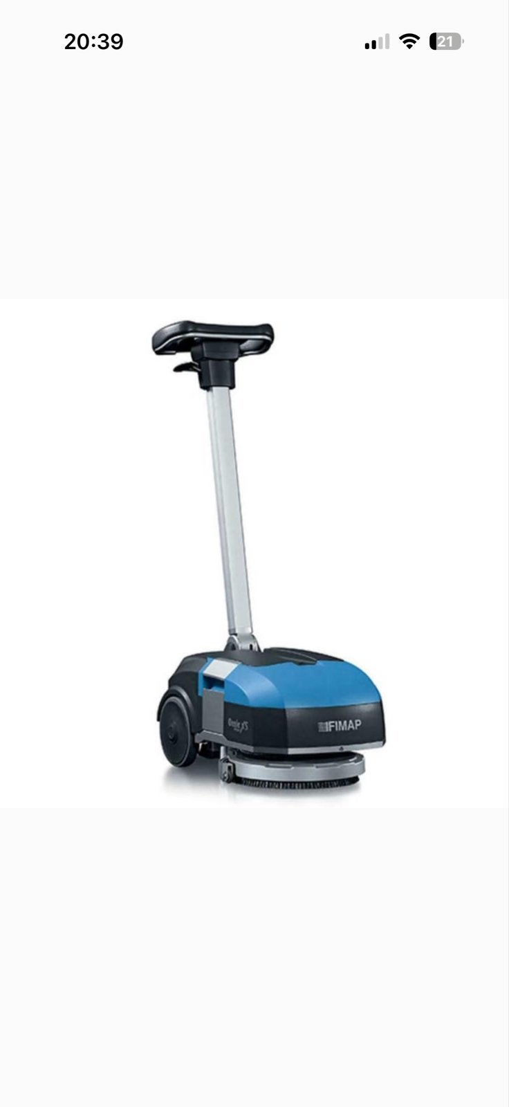 Fimap Genie XS Schrob- en Zuigmachine, Ophalen, Zo goed als nieuw, Schrobmachine