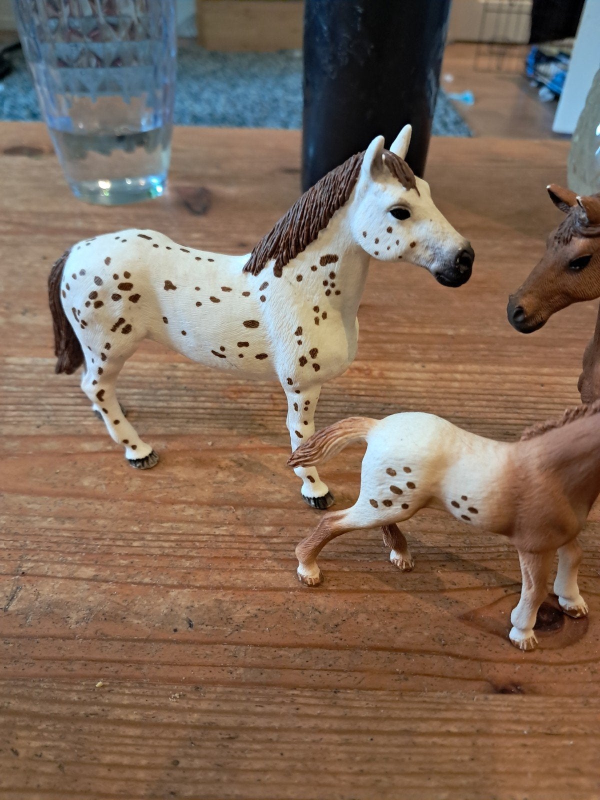 Schleich Appaloosa Familie - Paarden Speelgoedset, Ophalen of Verzenden, Zo goed als nieuw