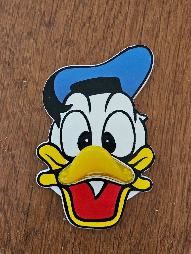 Donald duck kapstokje jaren 1970, Verzamelen, Ophalen of Verzenden, Donald Duck, Zo goed als nieuw, Beeldje of Figuurtje