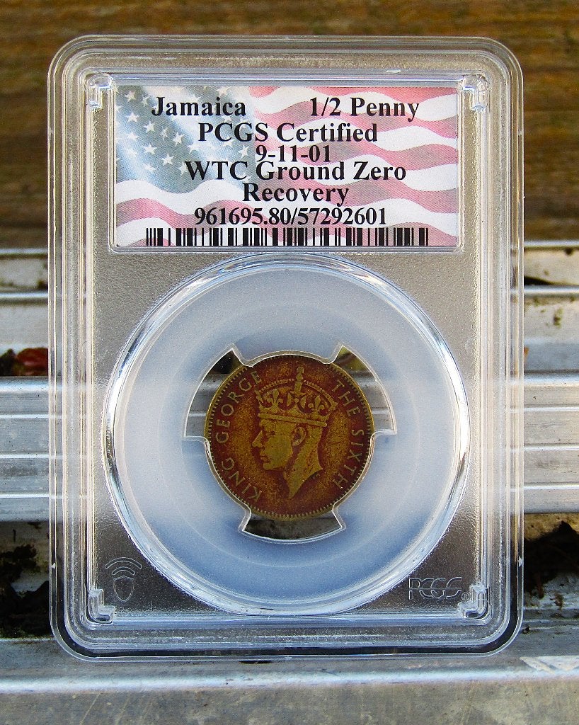 ** Gecertificeerde Munt PCGS -  11-9 WTC Ramp **, Postzegels en Munten, Verzenden, Midden-Amerika, Losse munt