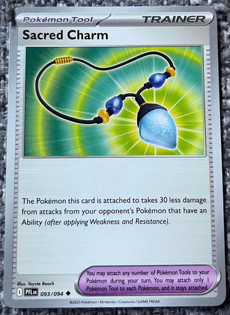 Trainerkaart van Sacred Charm • Phantasmal Flames (093/094), Verzenden, Nieuw, Losse kaart
