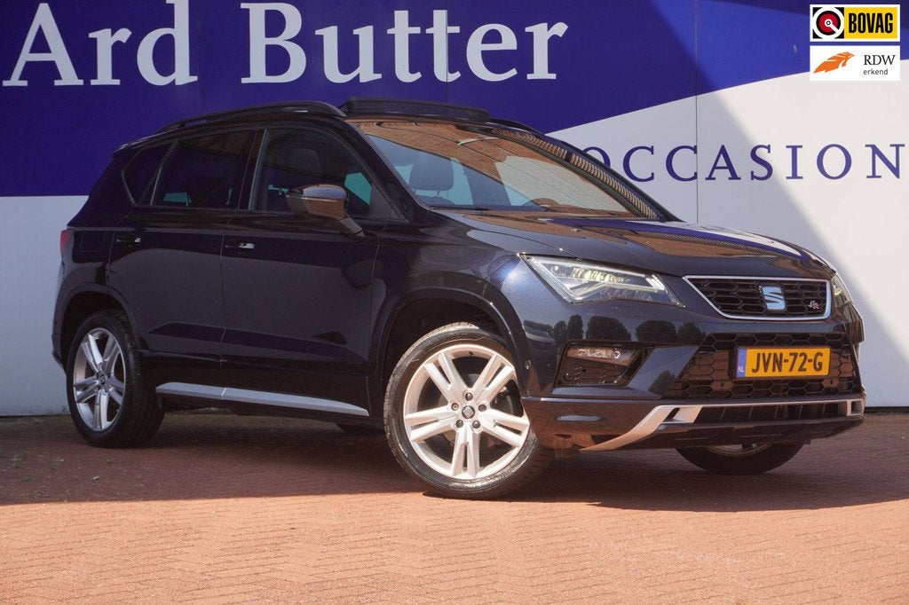 Seat ATECA 1.5 TSI Xcellence Business Intense FR + Vitrual+L, Auto's, Seat, 4 cilinders, 150 pk, Ateca, Zwart