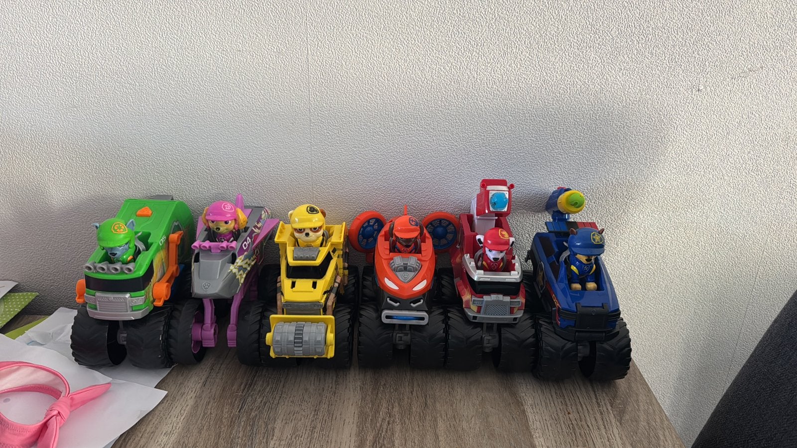 Paw patrol rescue wheels complete set, Kinderen en Baby's, Ophalen of Verzenden, Zo goed als nieuw