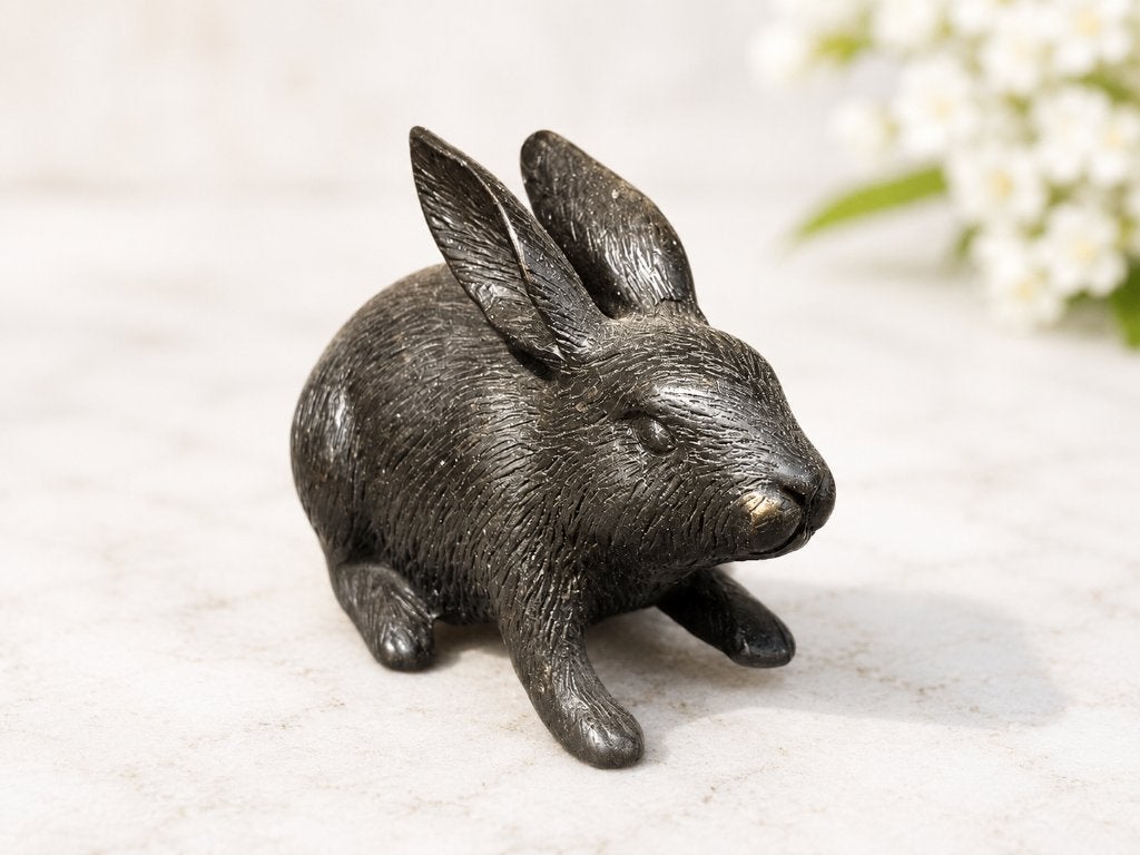 URN / KONIJN / HAAS /mini urn// bronzen as urn, Nieuw, Info@huisentuindecoratiemarie.nl, Huis en tuin decoratie marie, Peize