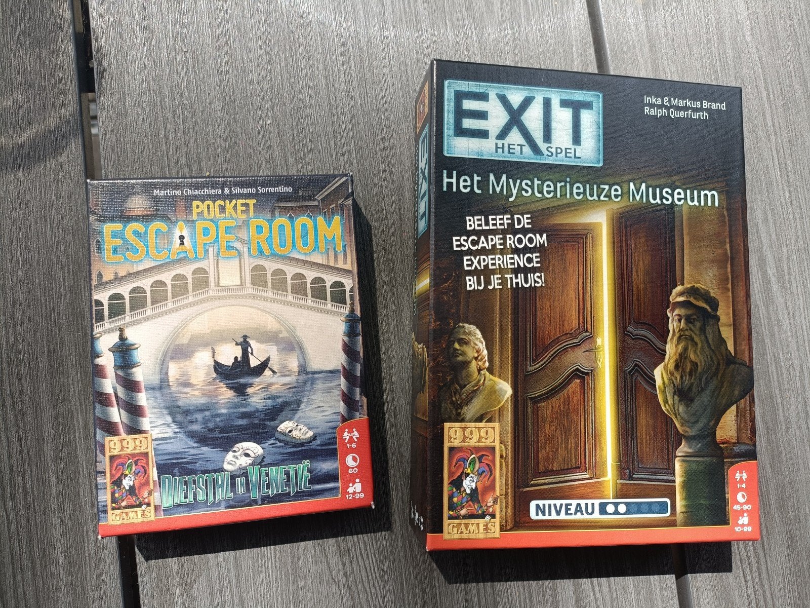 EXIT Het Mysterieuze Museum & Pocket Escape Room, Een of twee spelers, Ophalen of Verzenden, Gebruikt, 999 Games / KOSMOS