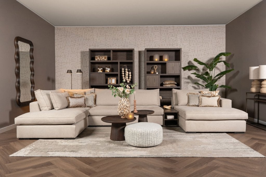 Hoekbank Annabelle l Whoon | Room108 lvan €4950 voor €2799, Ophalen, Gebruikt, Hoekbank, 300 cm of meer