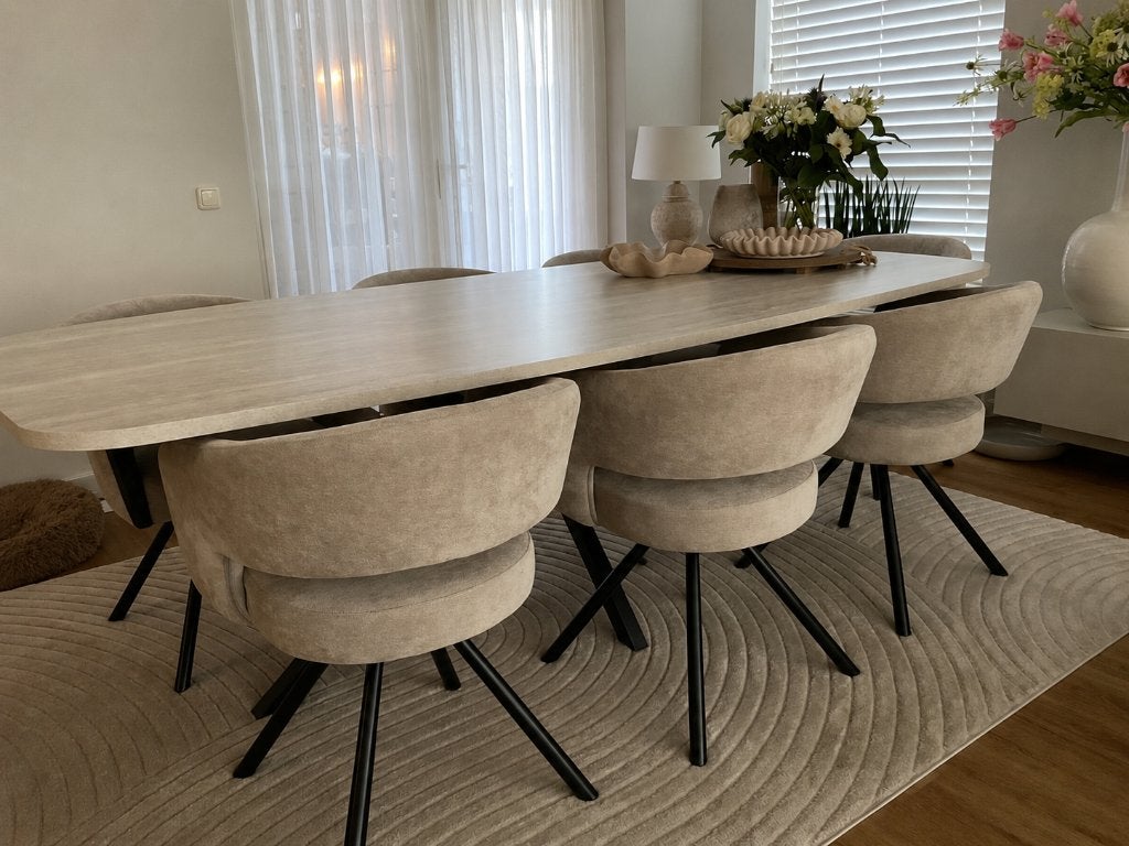 Nieuwe comfortabele eetkamer stoelen met draaisysteem, Ophalen, Overige kleuren, Nieuw, Stof