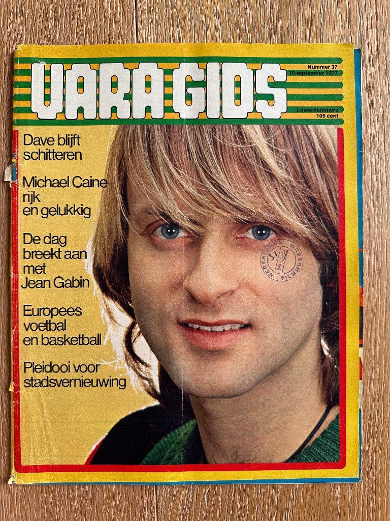 VARA Gids 10 september 1977, Dave, Elvis Presley, Ophalen of Verzenden, Gelezen, Muziek, Film of Tv