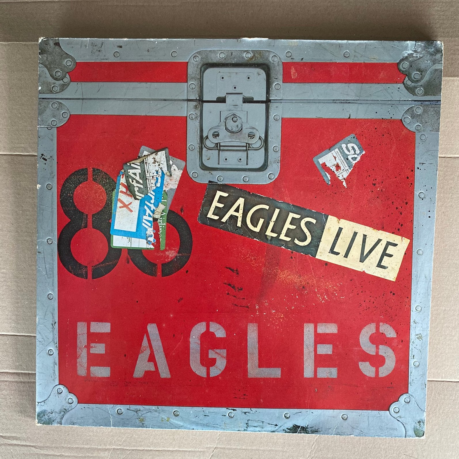 Dubbel lp - Eagles - live, Ophalen of Verzenden, Gebruikt, 12 inch, Poprock
