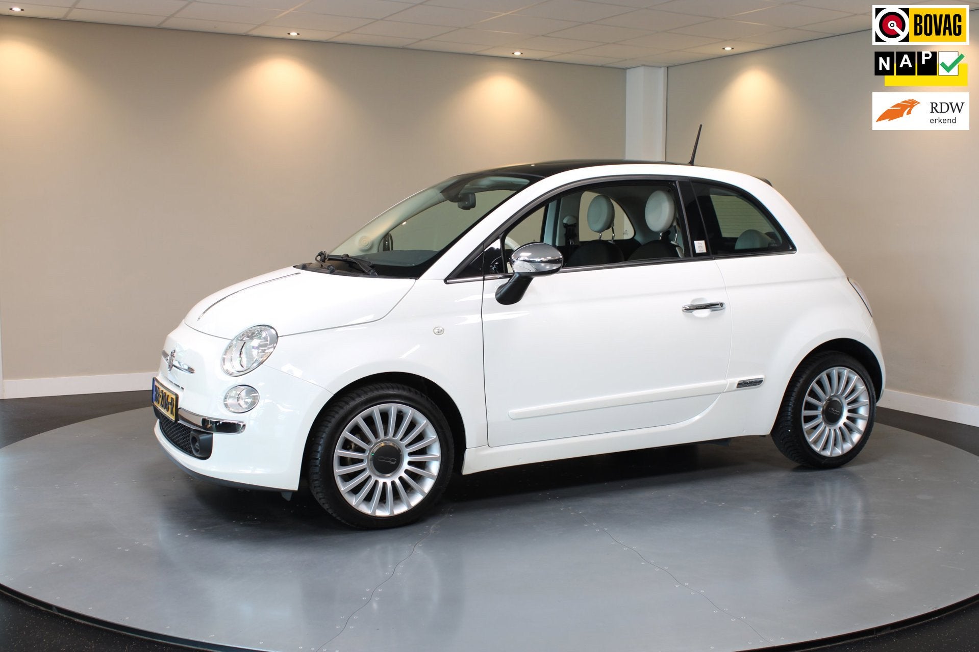 Fiat 500 0.9 TwinAir Turbo Rivièra Maison*1ste Eigenaar/Spe, Voorwielaandrijving, Gebruikt, Bedrijf, Handgeschakeld
