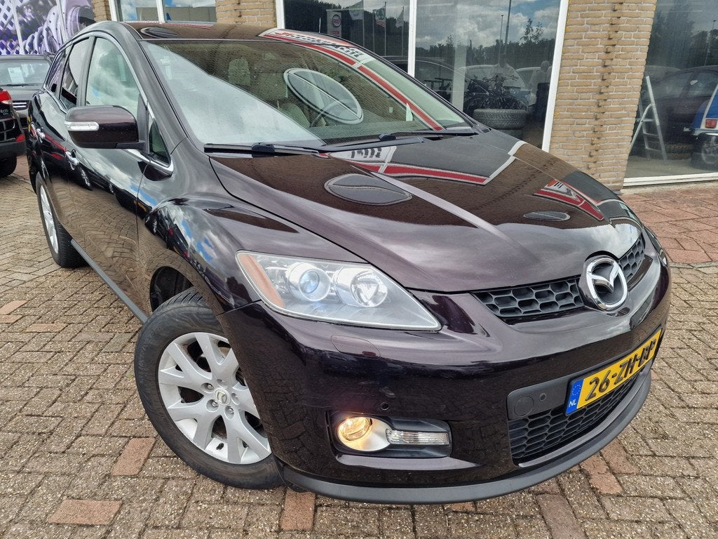 Mazda CX-7 2.3 Turbo Executive - Leer - Xenon - Stoelverwarm, Auto's, Mazda, 1450 kg, Gebruikt, 1670 kg, 4 cilinders