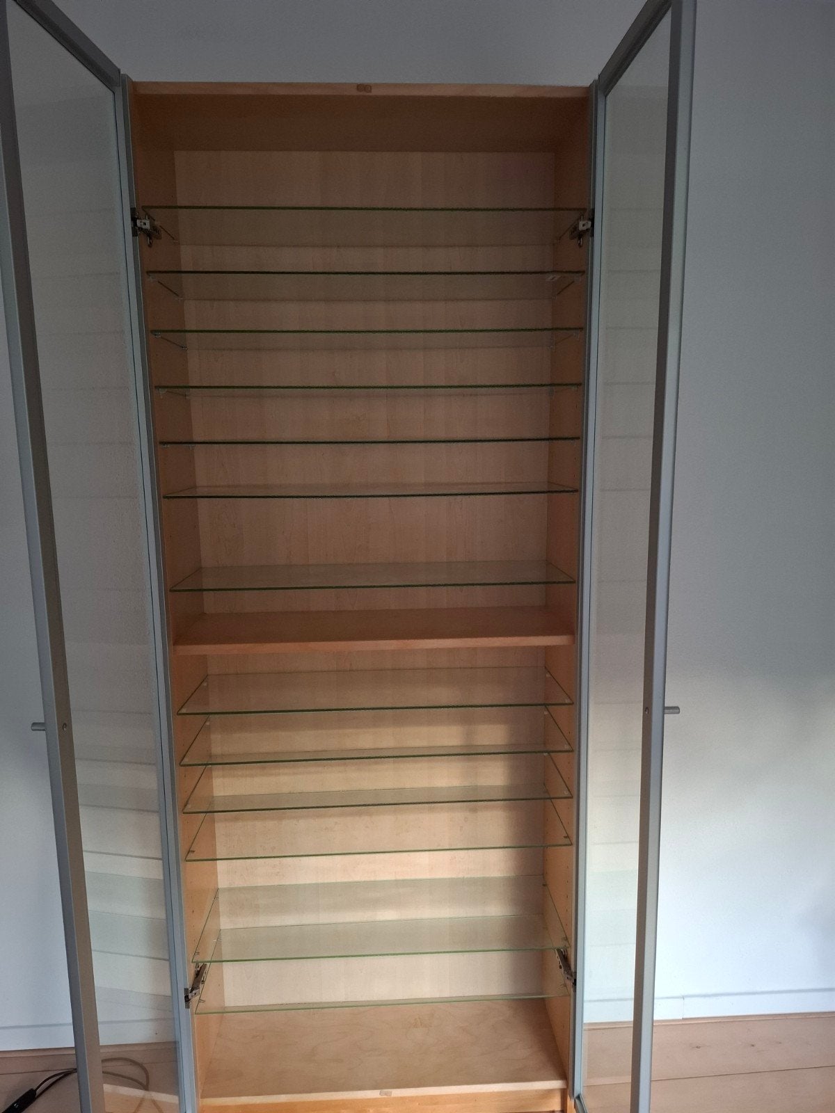 Vitrinekast, Ophalen, Glas, 50 tot 100 cm, 150 tot 200 cm