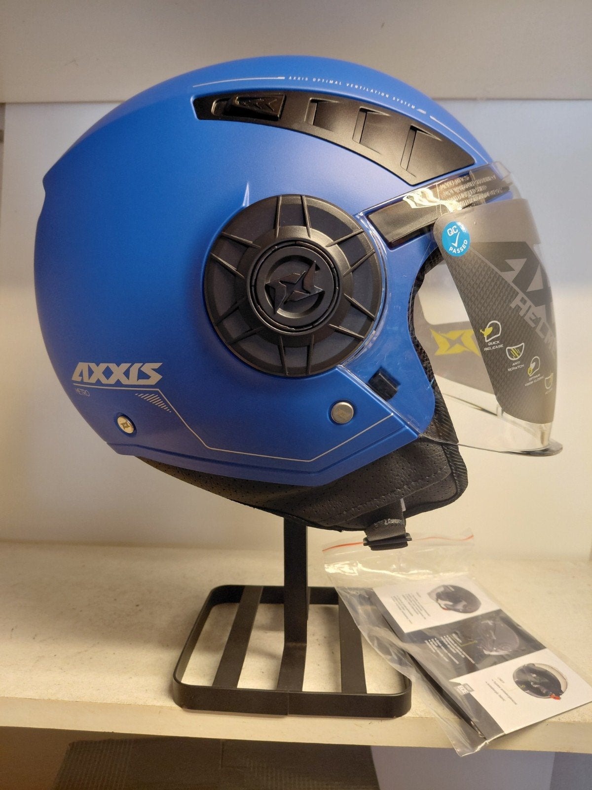 Nieuwe helm maat S, Motoren, Dames, Jethelm, Ophalen of Verzenden, S