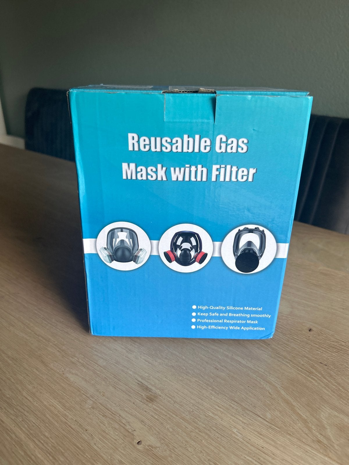 Nieuw herbruikbaar gasmasker met filter, Ophalen, Nieuw, Volgelaatsmaskers