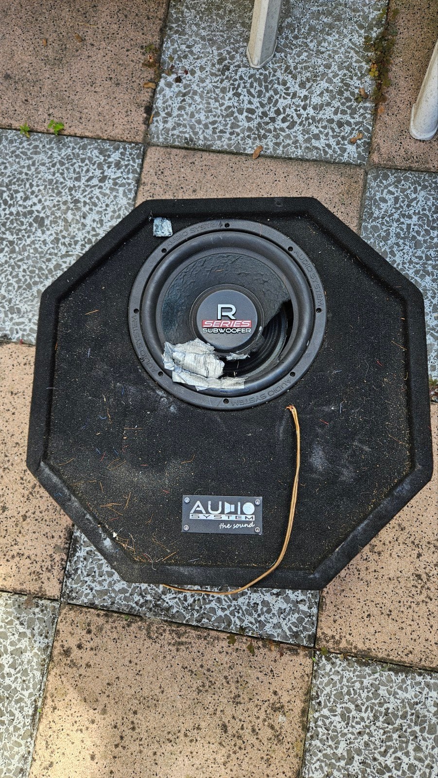 Boss Subwoofer met behuizing - defect, Ophalen, Gebruikt
