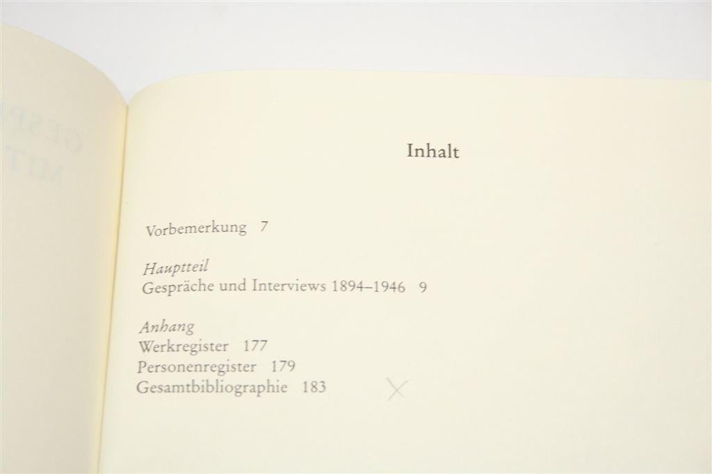 Gespräche und Interviews — Gerhart Hauptmann 1894-1946, Ophalen of Verzenden, Gelezen, Noord-Amerika