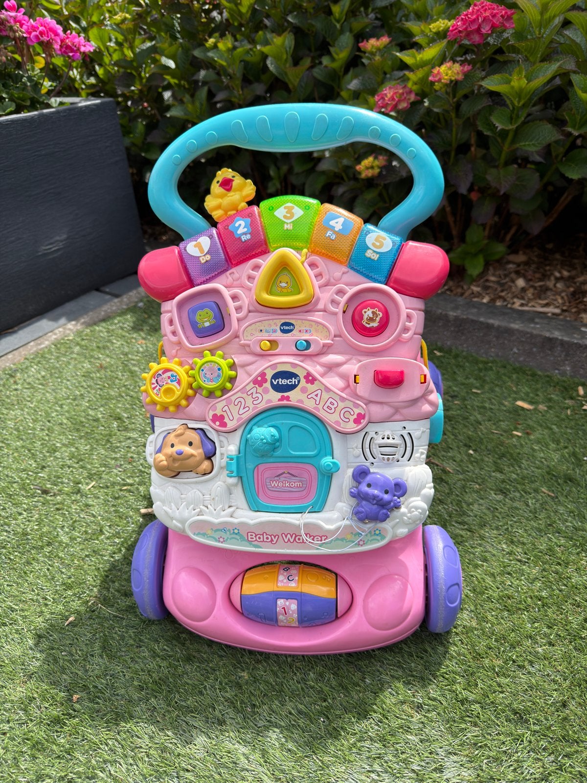 VTech loopwagen, Ophalen, Zo goed als nieuw, 6 maanden tot 2 jaar