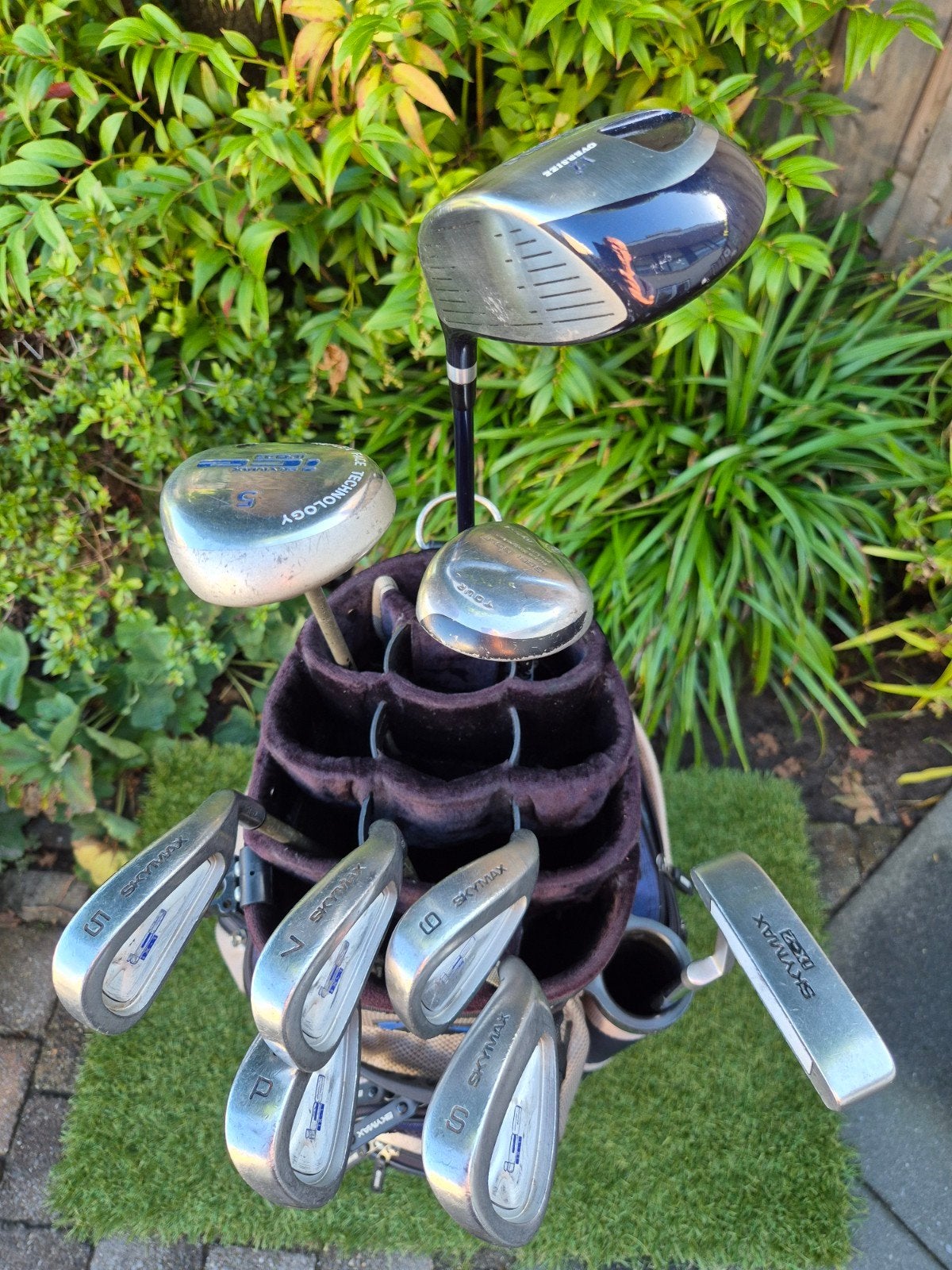 Skymax dames golfset met gratis golftas, Sport en Fitness, Golf, Ophalen of Verzenden, Gebruikt, Set