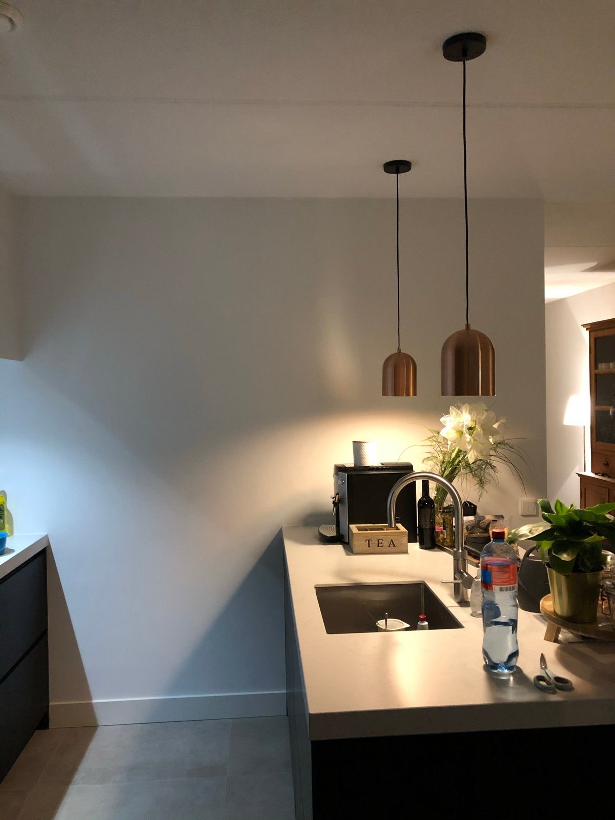 Zuiver Koperen hanglampen set (2 stuks) - Modern design