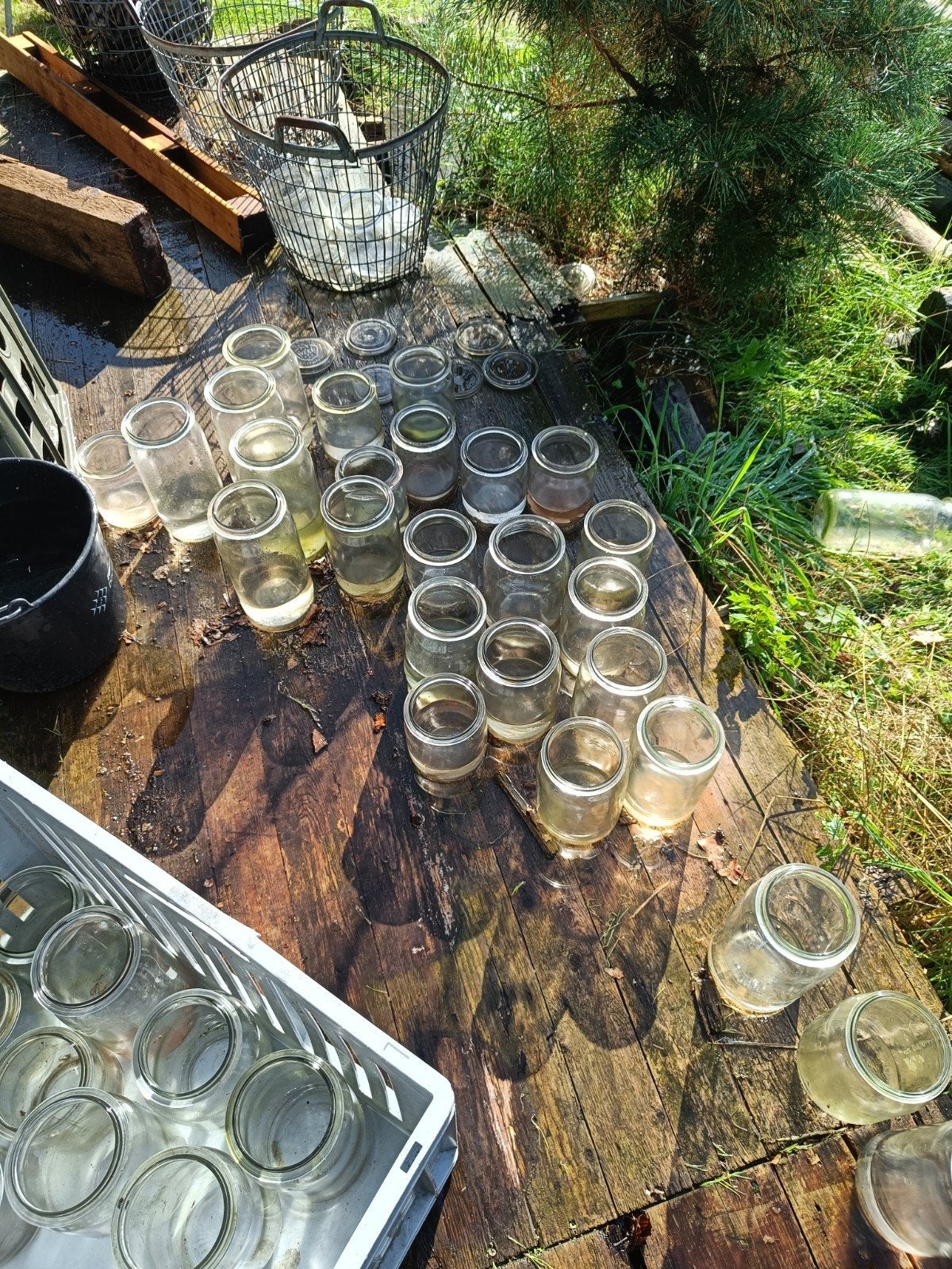 Glazen potten voorraadpotten weckpotten diverse maten, Huis en Inrichting, Ophalen, Voorraadpot, Overige merken, Glas