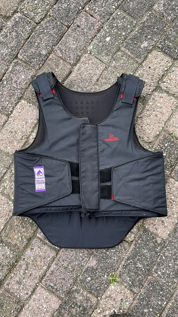 Bodyprotector cross eventing met startnummer vest, Dieren en Toebehoren, Ophalen of Verzenden, Zo goed als nieuw, Springen, Bovenkleding