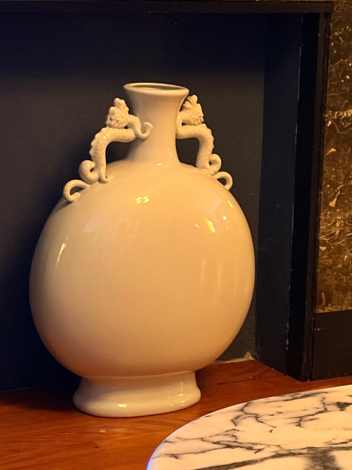 Eichholtz Chinese Stijl Maanvaas - Wit Keramiek, Antiek en Kunst, Ophalen