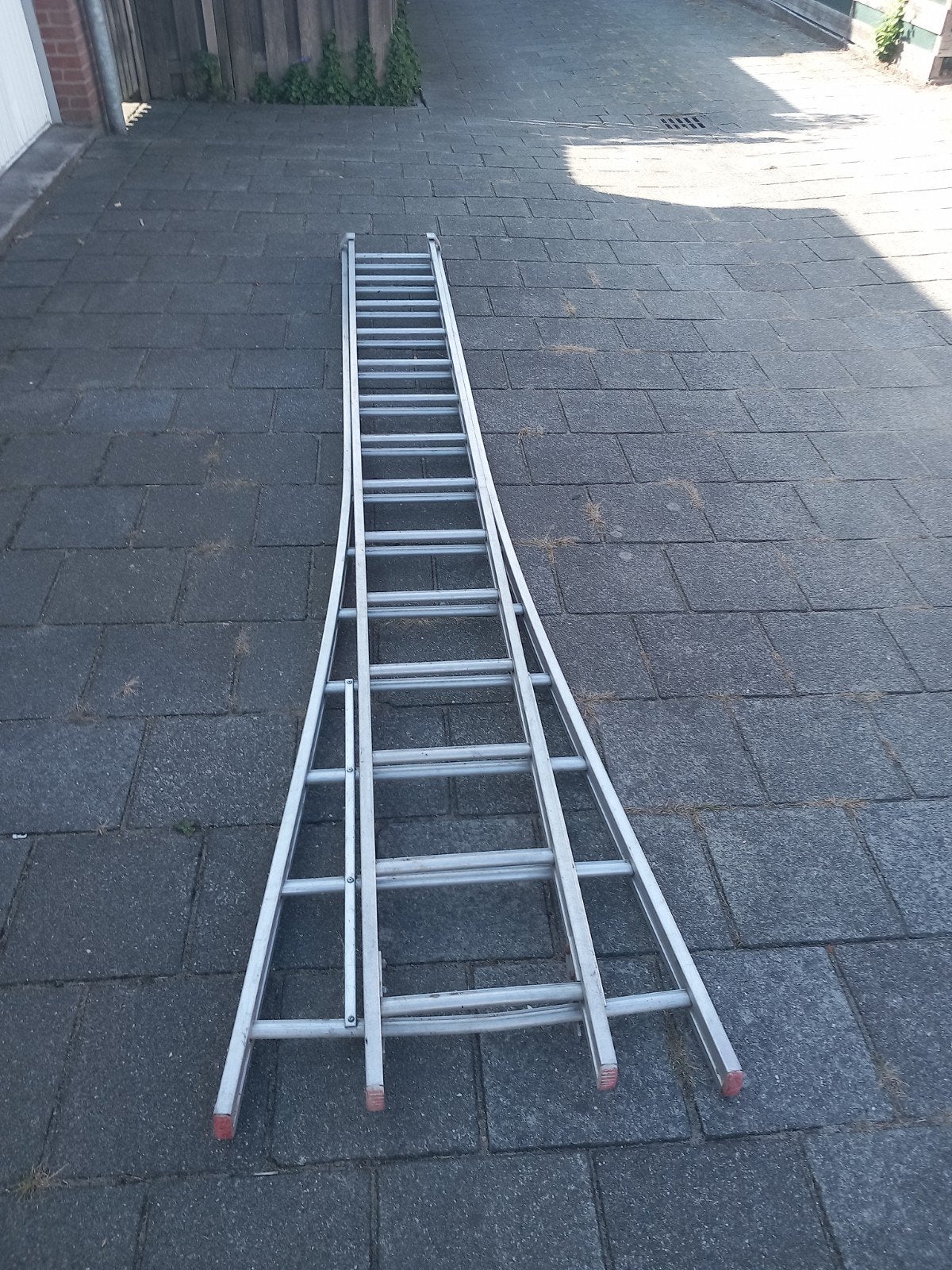Aluminium ladder - 4 meter of meer