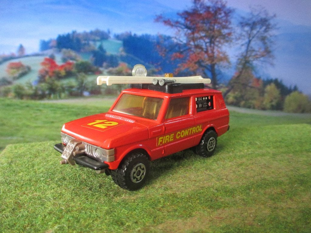 1/43 Range Rover Brandweer Matchbox Speed Kings K-64 #3, Ophalen of Verzenden, Gebruikt, Auto, Overige merken