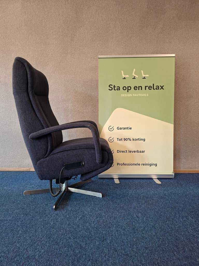 Sta op relax fauteuil Prominent S-100 extra luxe op accu🔋, Minder dan 75 cm, Hoofdstraat 60 Schijndel, Ophalen of Verzenden, Zo goed als nieuw