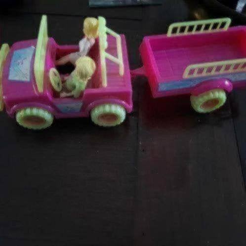 Mini barbie met auto, Verzenden, Barbie