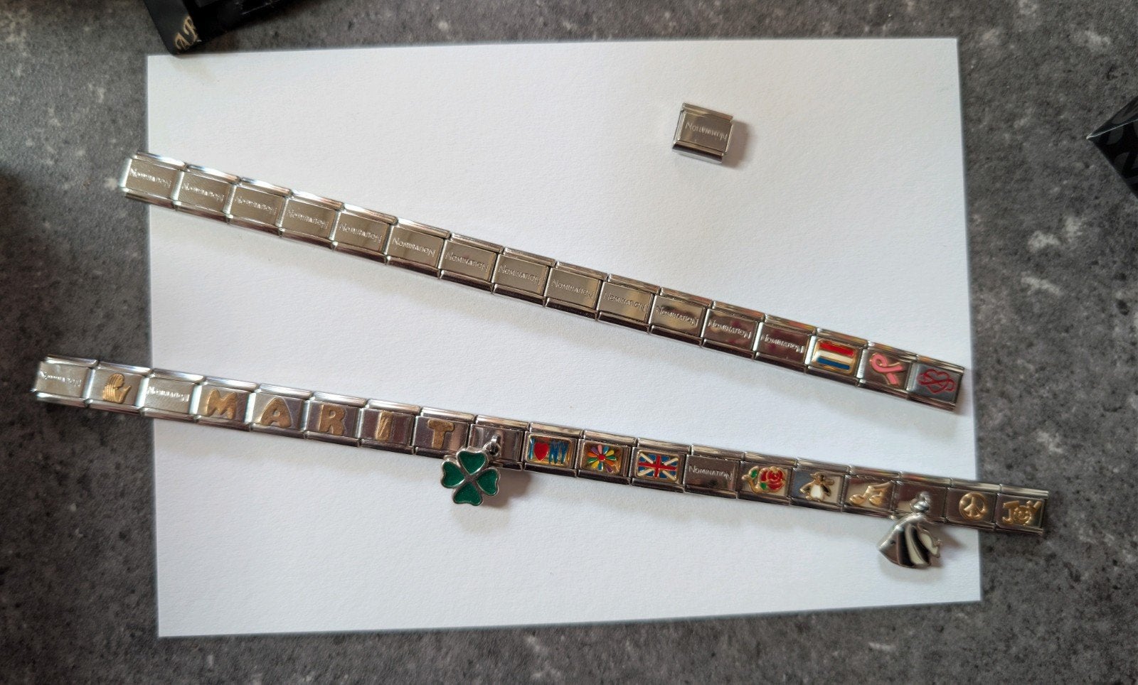 Nomination Italy armband/bedeltjes, Ophalen, Zilver, Staal