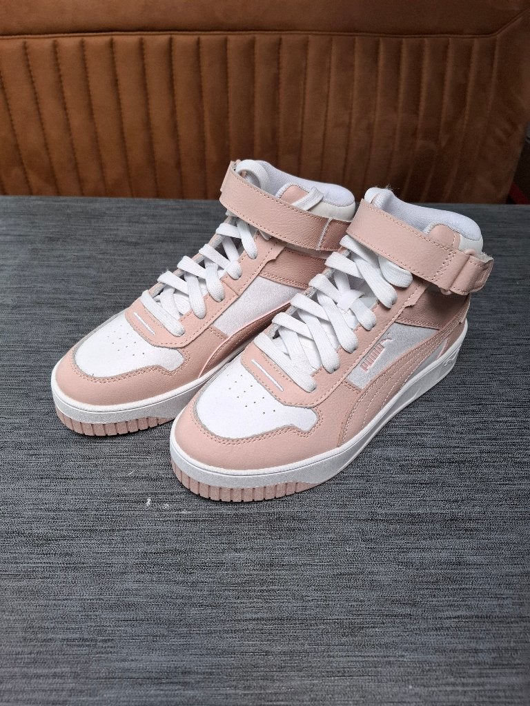 Puma Carina 2.0 Mid Sneakers White Frosty Pink Gold, Kleding | Dames, Puma, Nieuw, Ophalen of Verzenden, Sneakers of Gympen