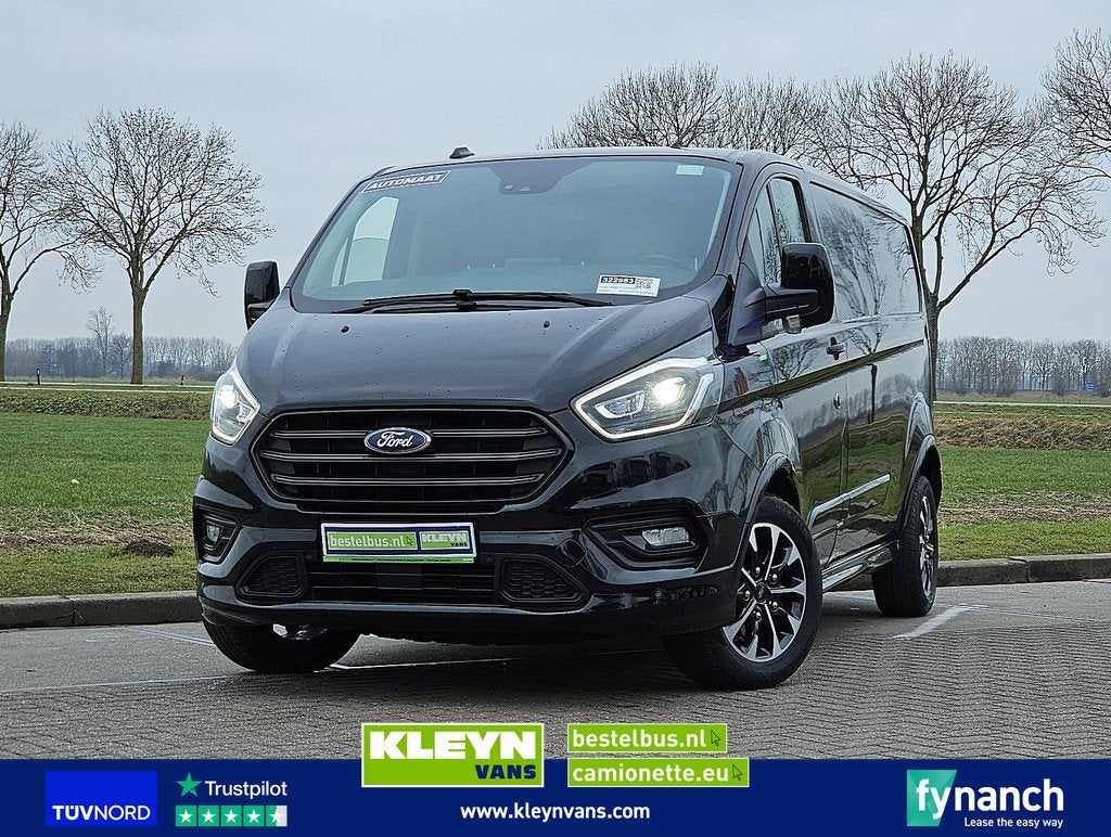 FORD TRANSIT CUSTOM 2.0 l2h1 sport navi, Euro 6, 4 cilinders, Zwart, Bedrijf