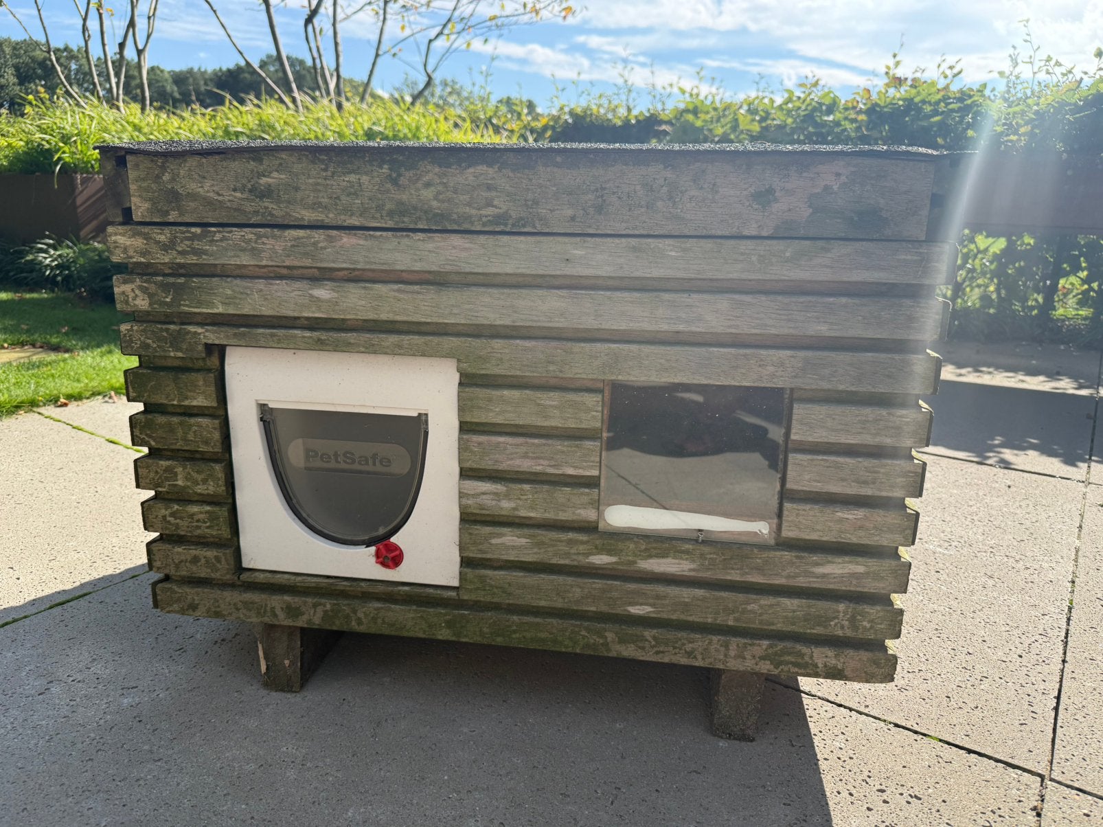Kattenhuisje / buitenverblijf katten, Ophalen, Gebruikt