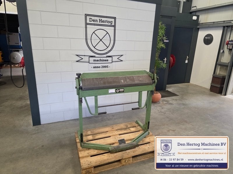 Vingerzetbank 1020x1,5mm met voetpedaal zetbank gebruikt, Doe-het-zelf en Verbouw, Gereedschap | Overige machines, Ophalen, Gebruikt
