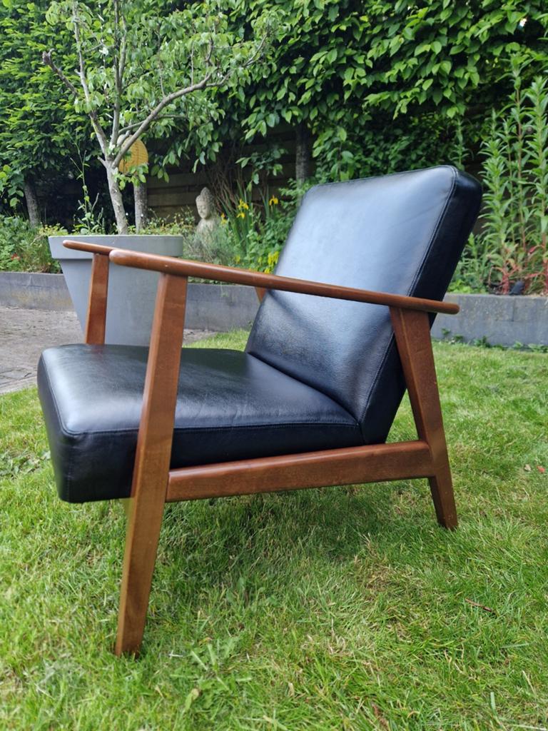 Ikea fauteuil stoel Jonsbyn. Vintage look, Ophalen, Kunststof, Gebruikt, Vintage