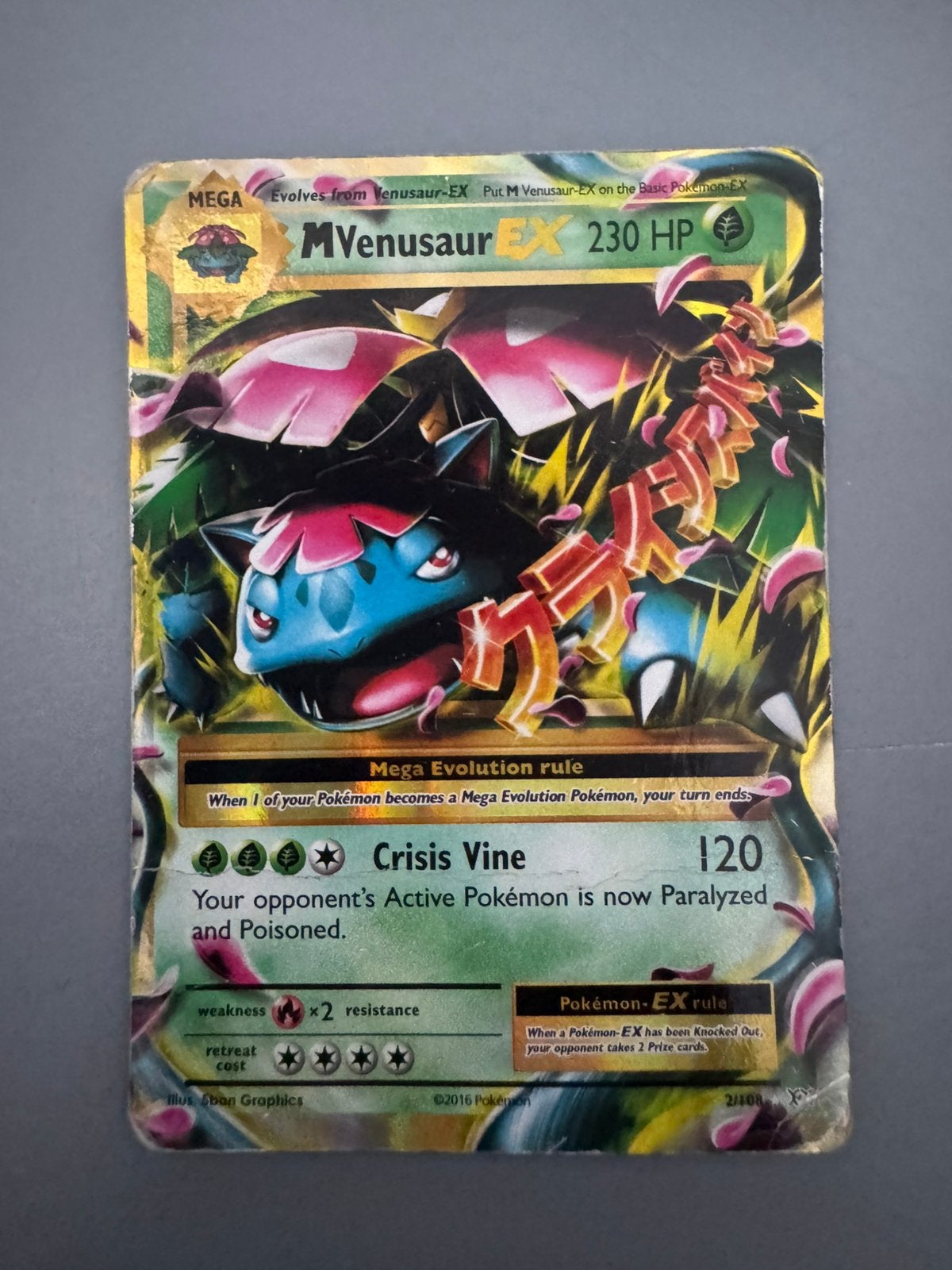 Mega venusaur ex, Ophalen of Verzenden, Gebruikt