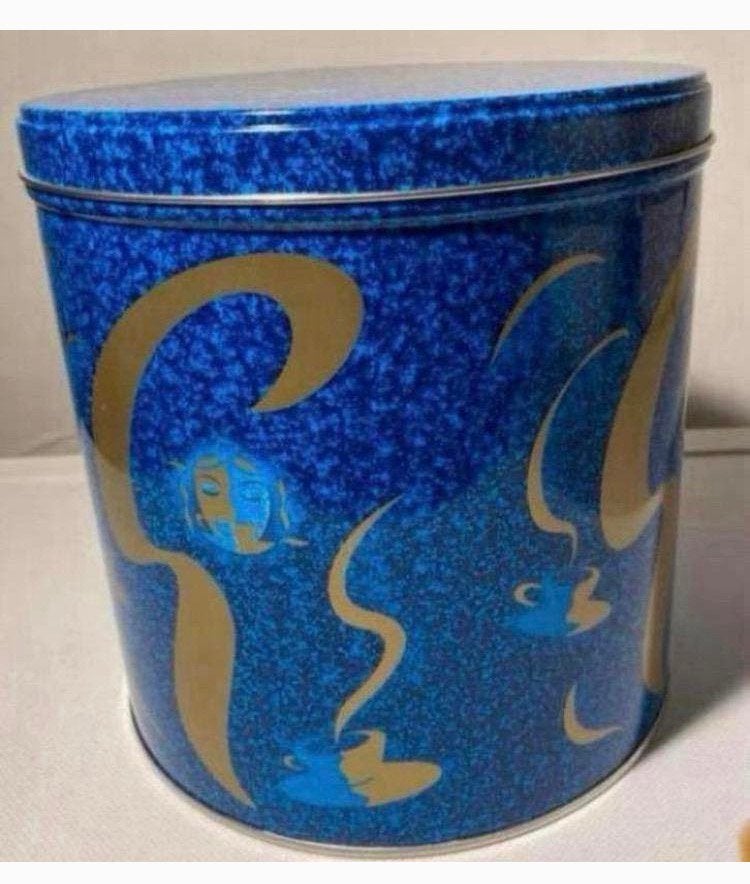 Groot blauw blik van Friesche Vlag Goudband., Verzamelen, Ophalen of Verzenden, Zo goed als nieuw, Overige, Overige merken