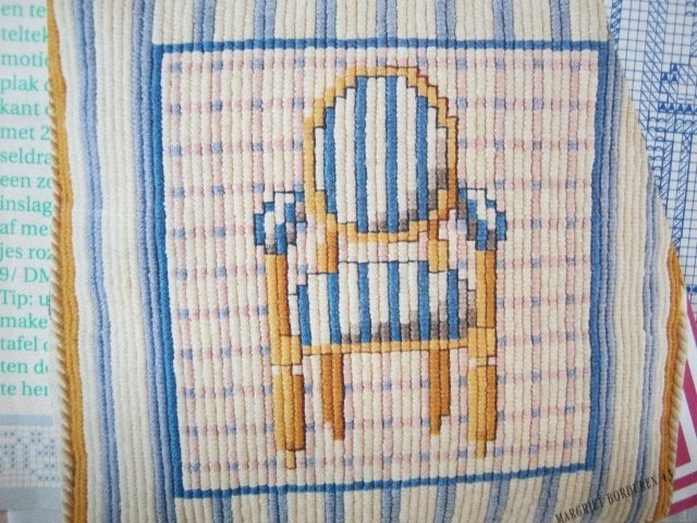 Borduurpatroon  Stoel  nr 2803 do, Verzenden, Nieuw, Handborduren, Patroon