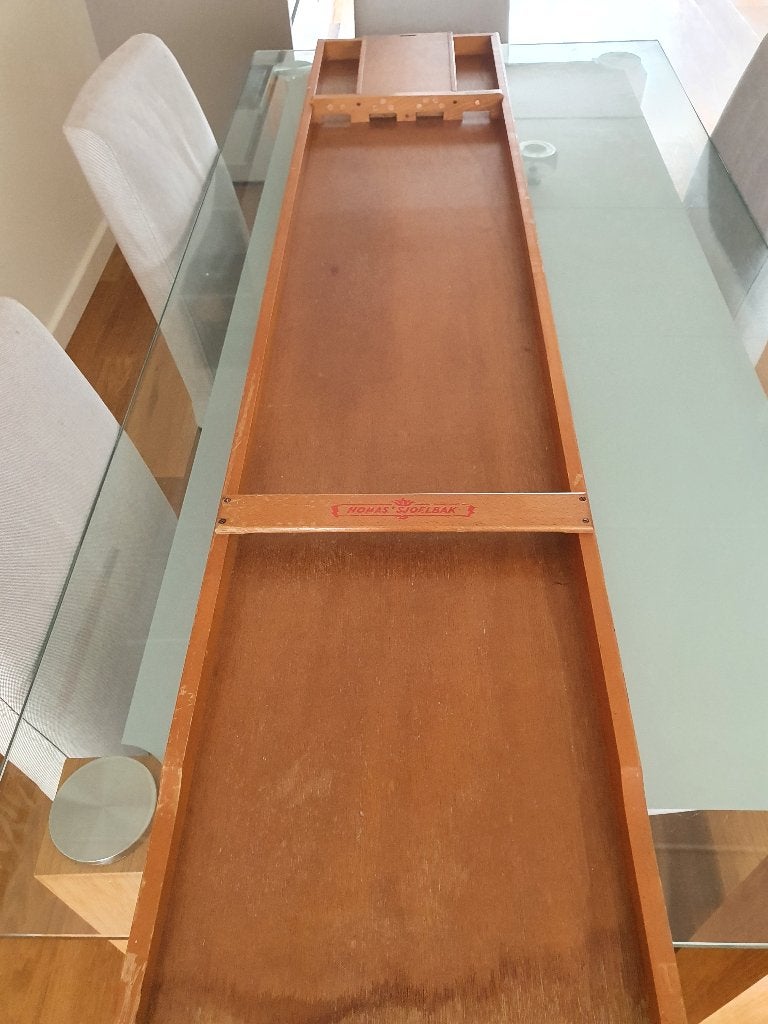 Homas sjoelbak vintage in gebruikte staat, Ophalen, Gebruikt, Homas