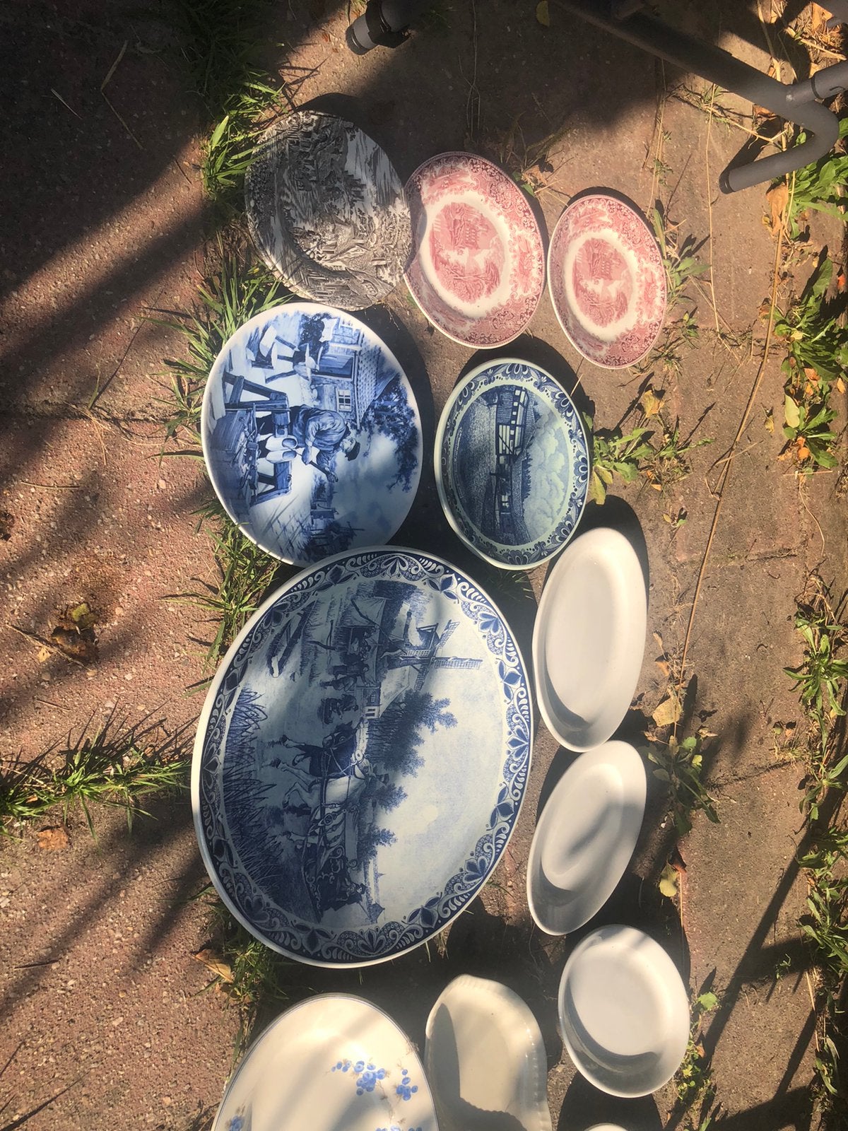 Delfs blauw mosa churchill, Ophalen of Verzenden