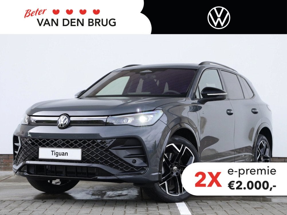 Volkswagen Tiguan R-Line Edition 1.5 eHybrid 272 PK | Naviga, Auto's, Volkswagen, Stof, 1498 cc, 4 cilinders, 2000 kg