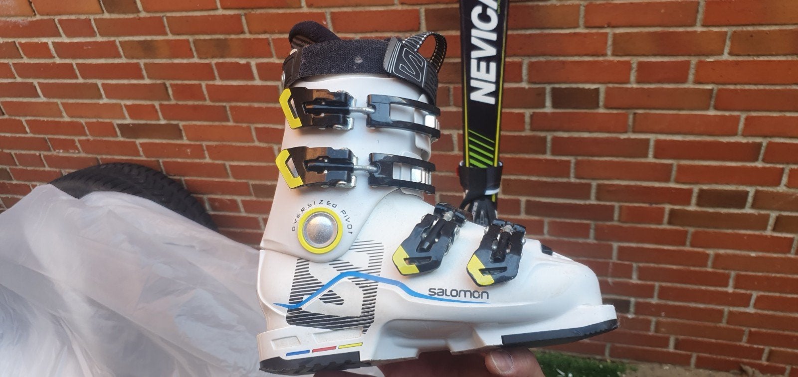 Set Nevica Veil skien met bindingen & Salomon schoenen 35-36, Overige merken, 100 tot 140 cm, Ophalen of Verzenden, Zo goed als nieuw