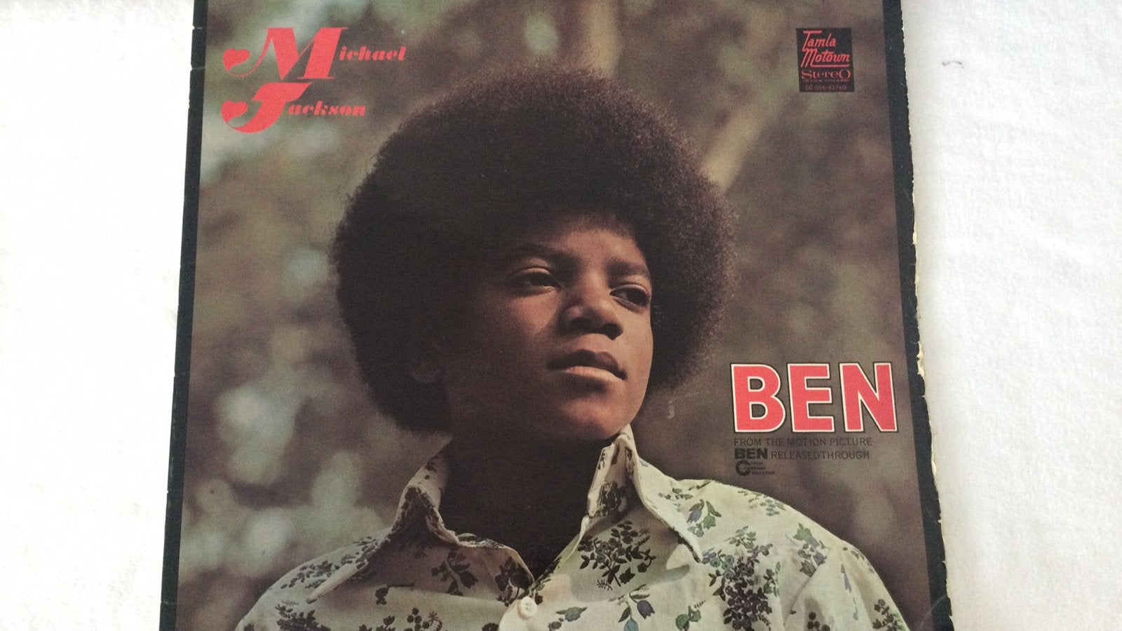 Michael Jackson LP, Ben, Ophalen of Verzenden, Zo goed als nieuw