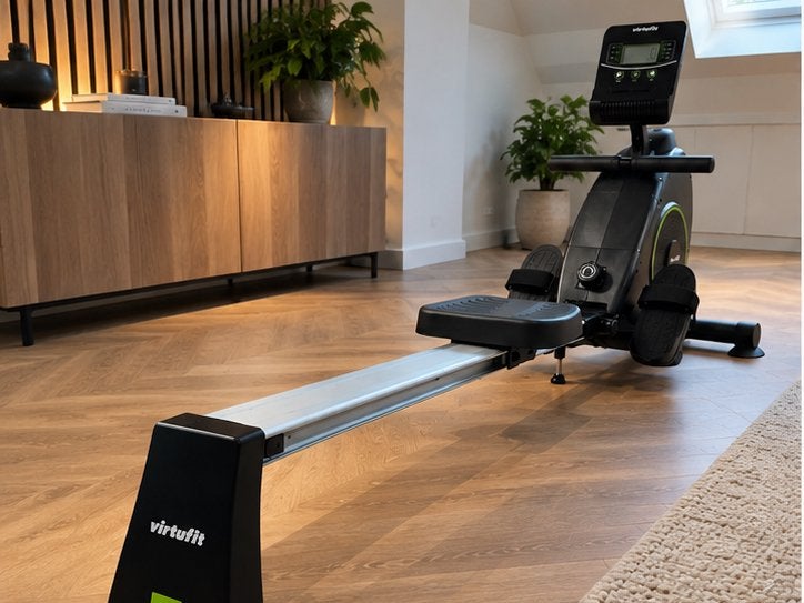 VirtuFit Row 600i Roeitrainer Inklapbaar met Display, Benen, Ophalen of Verzenden, Zo goed als nieuw, Metaal