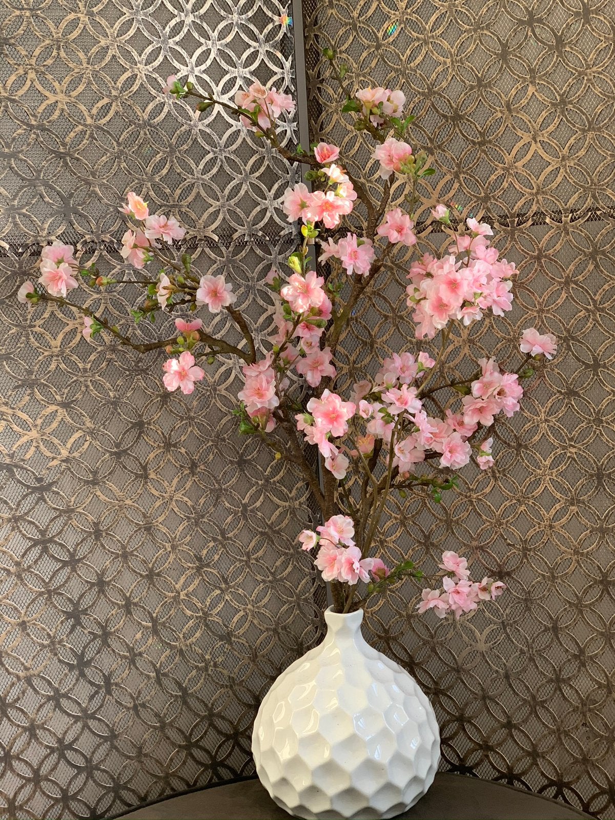 Prachtige leuke kleine bloesemboom bloesem tak in vaas, Huis en Inrichting, Woonaccessoires | Kunstplanten en Kunstbloemen, Ophalen