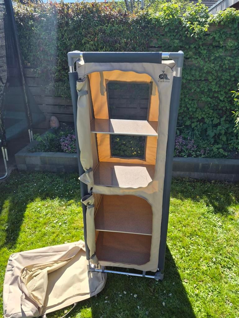 Defa schuine Campeerkast, Caravans en Kamperen, Kampeermeubelen, Ophalen, Zo goed als nieuw, Campingkast