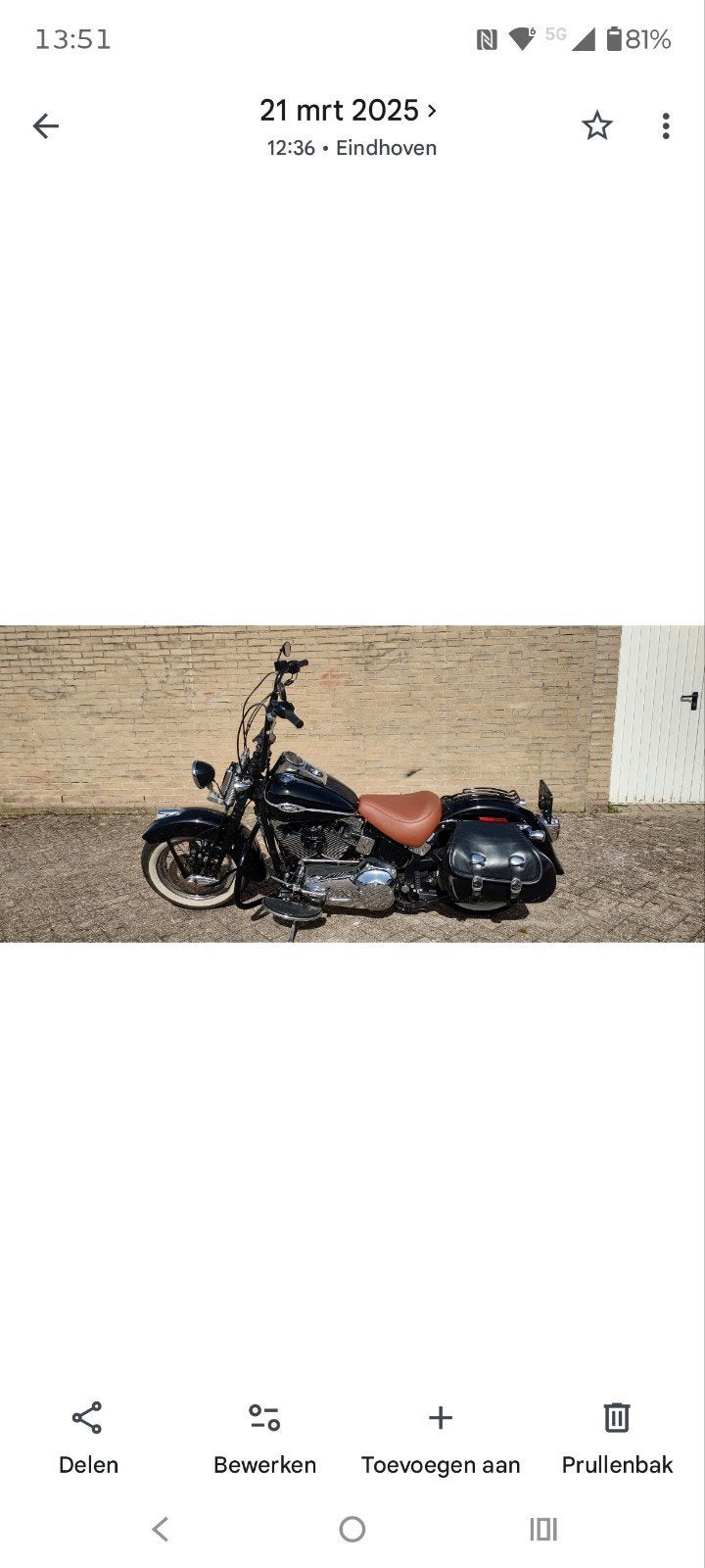 Bruin Softail Solo Zadel., Ophalen of Verzenden, Nieuw