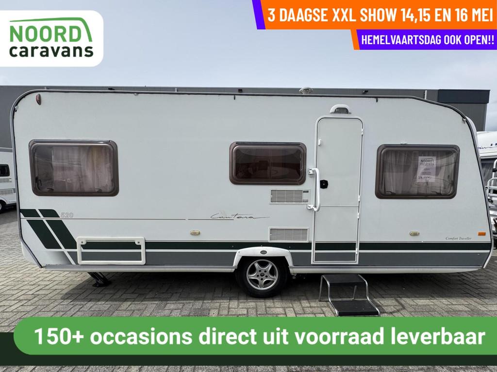 Chateau 520 CANTARA COMFORT TRAVEL, RONDZIT, ENKELE BEDDEN, Caravans en Kamperen, Caravans, Chateau, Rondzit, 7 tot 8 meter, Bedrijf